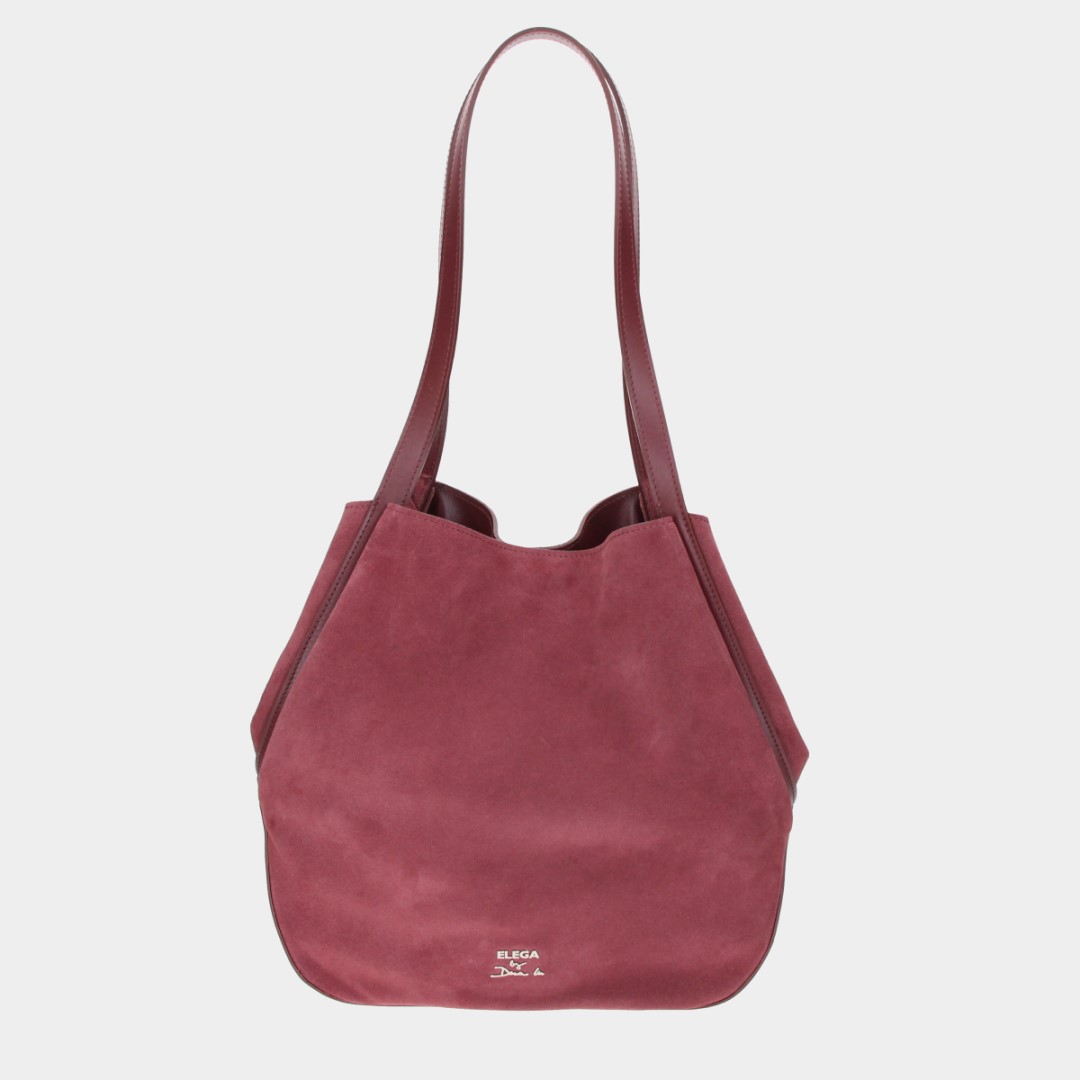Vak Mossy vínová velúr/striebro