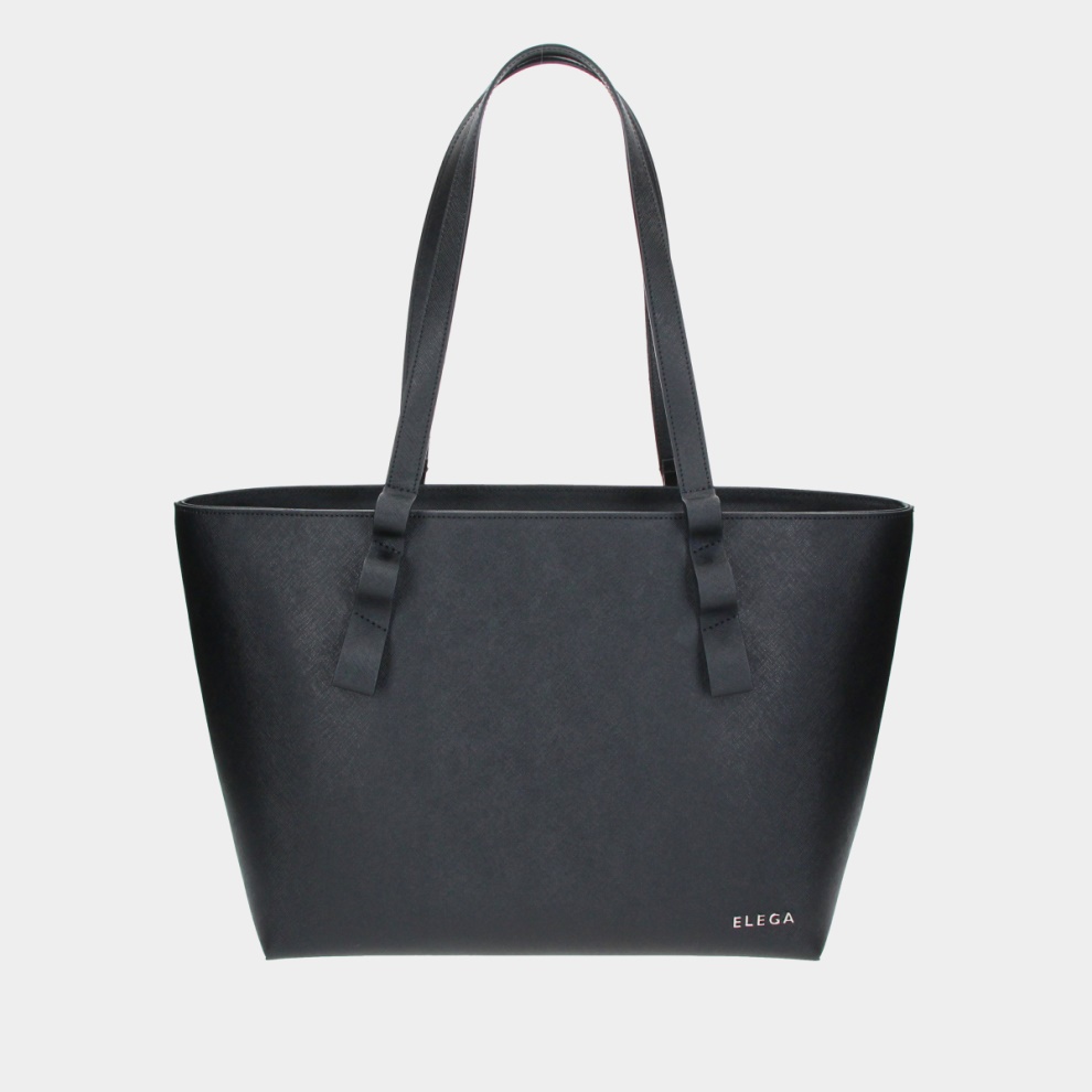 Shopper kabelka Tri generácie čierna/striebro