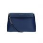 Veľká crossbody Ann tm.modrá/strieborná