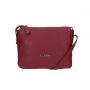 Malé crossbody Hootie tm.červená/stříbro