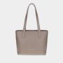 Malá kabelka shopper Camelly taupe/zlatá