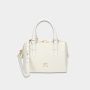 Malé bauletto Louvre offwhite/zlatá