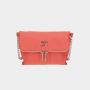 Malé crossbody Marina korálová/stříbro