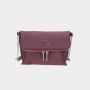 Malé crossbody Marina švestková/stříbro
