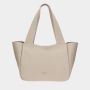 Shopper Ivory mocca/stříbro