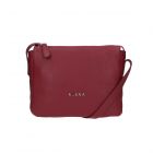 Malé crossbody Hootie tm.červená/stříbro