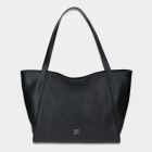 Shopper se zipem Louvre černá/stříbro