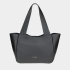 Shopper Ivory černá/stříbro
