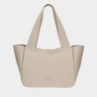 Shopper Ivory mocca/stříbro