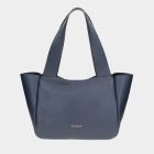 Shopper Ivory modrá/zlato