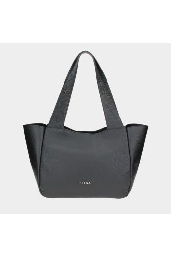 Shopper Ivory černá/stříbro