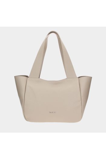 Shopper Ivory mocca/stříbro