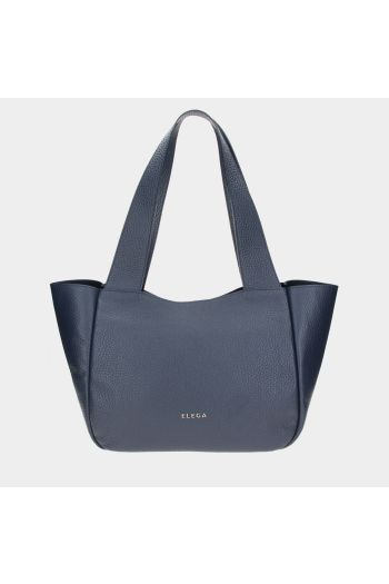 Shopper Ivory modrá/stříbro